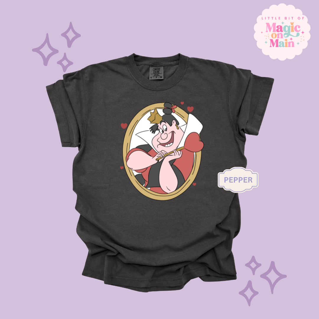 PRINTED QUEEN OF HEARTS - EXCLUSIVE TO MoM - ADULT T-SHIRT