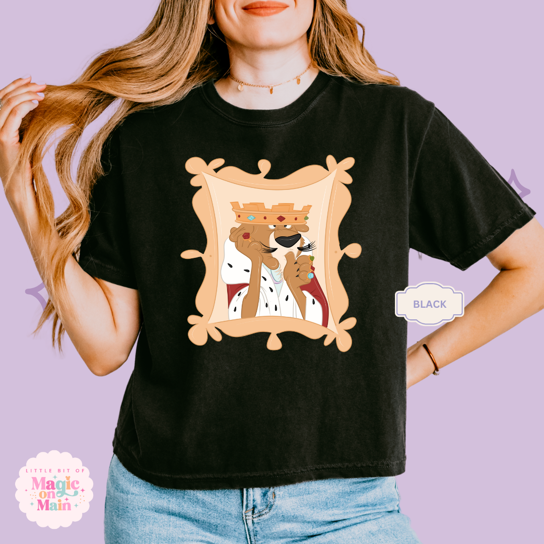 PRINTED PRINCE JOHN - WOMENS BOXY T-SHIRT