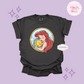 PRINTED MERMAID ROUND LOCKET - ADULT T-SHIRT