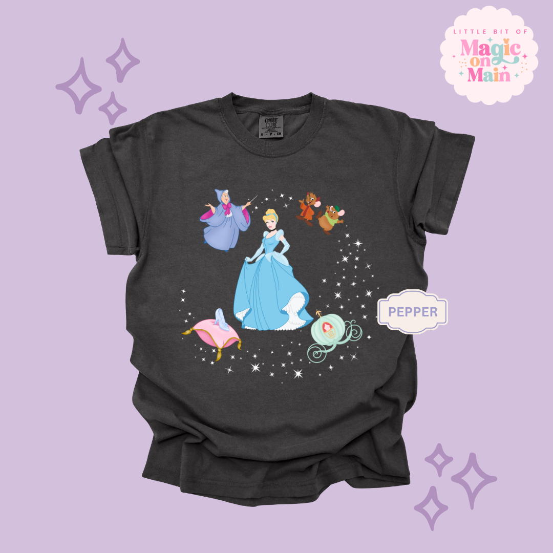 PRINTED CINDERELLA - ADULT T-SHIRT