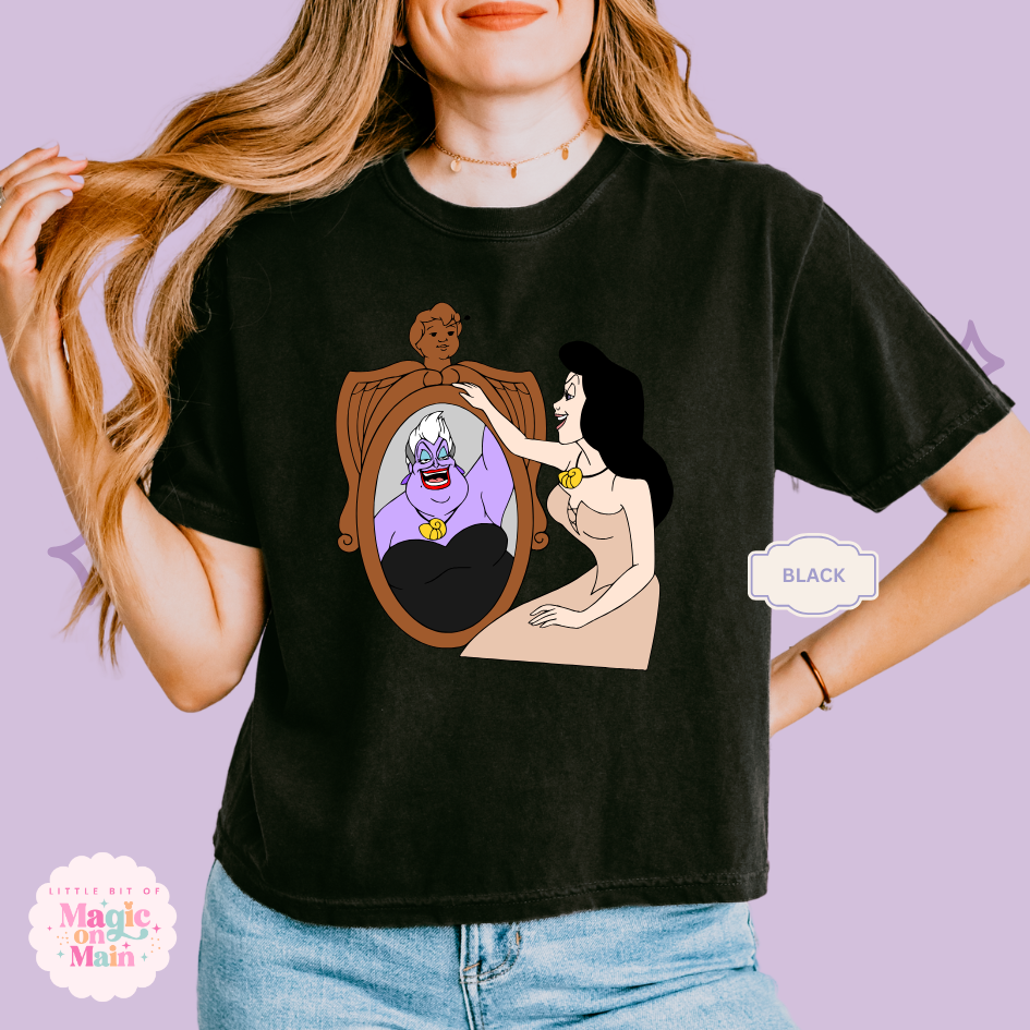 PRINTED VANESSA MIRROR NO SPARKLE - WOMENS BOXY T-SHIRT