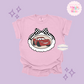 PRINTED RED CAR COQUETTE - ADULT T-SHIRT