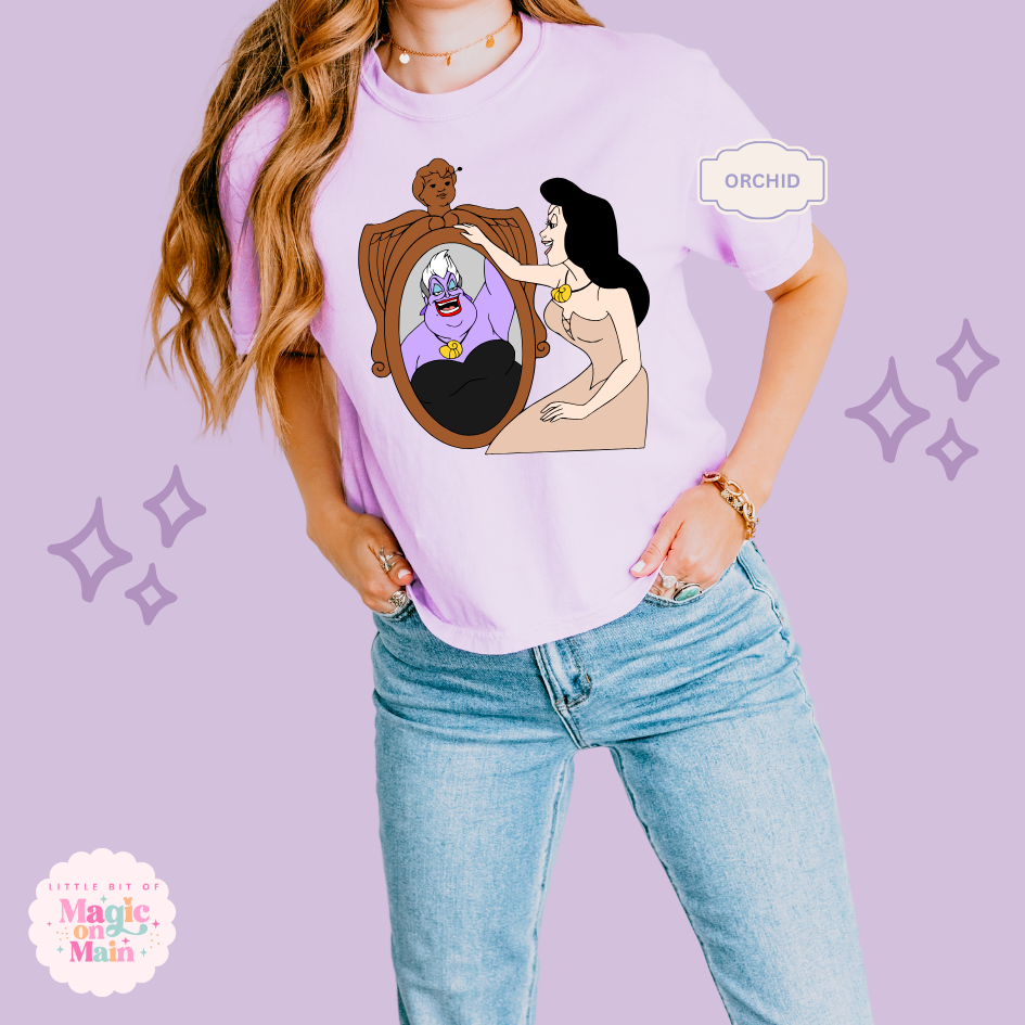PRINTED VANESSA MIRROR NO SPARKLE - WOMENS BOXY T-SHIRT