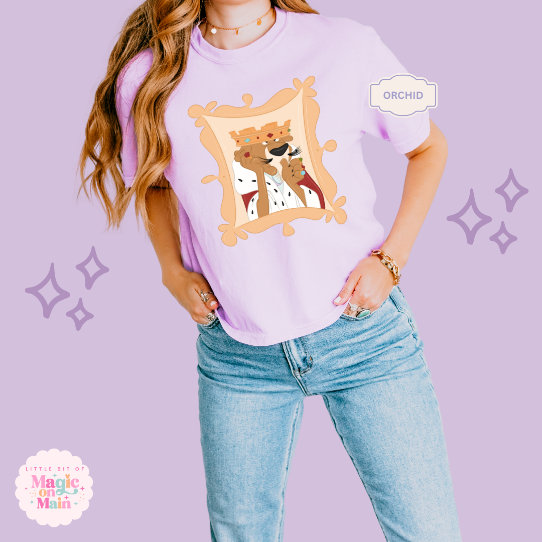 PRINTED PRINCE JOHN - WOMENS BOXY T-SHIRT