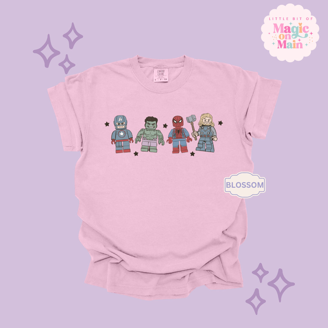 PRINTED HEROES - ADULT T-SHIRT