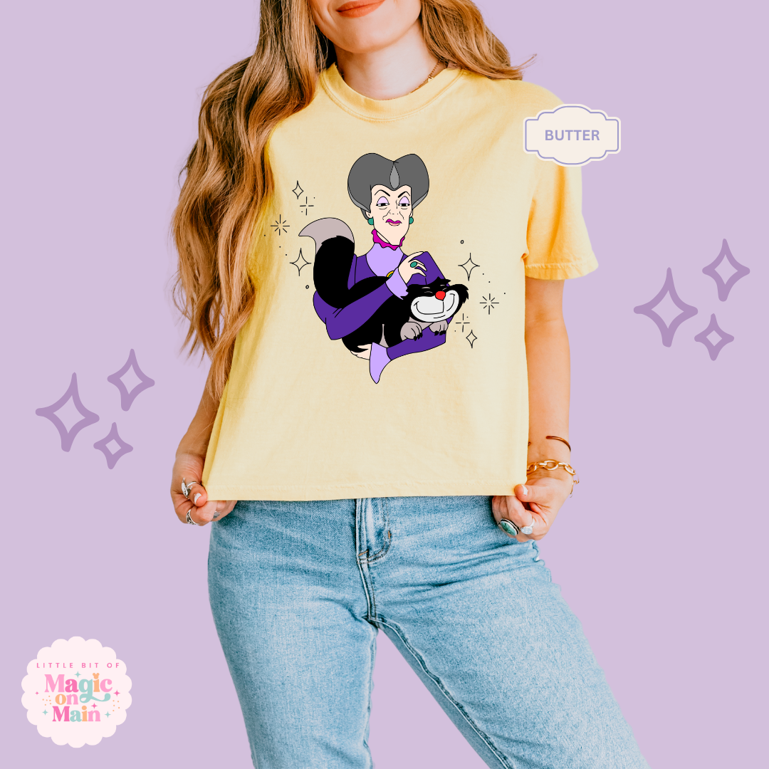PRINTED TREMAINE WITH SPARKLE  - WOMENS BOXY T-SHIRT