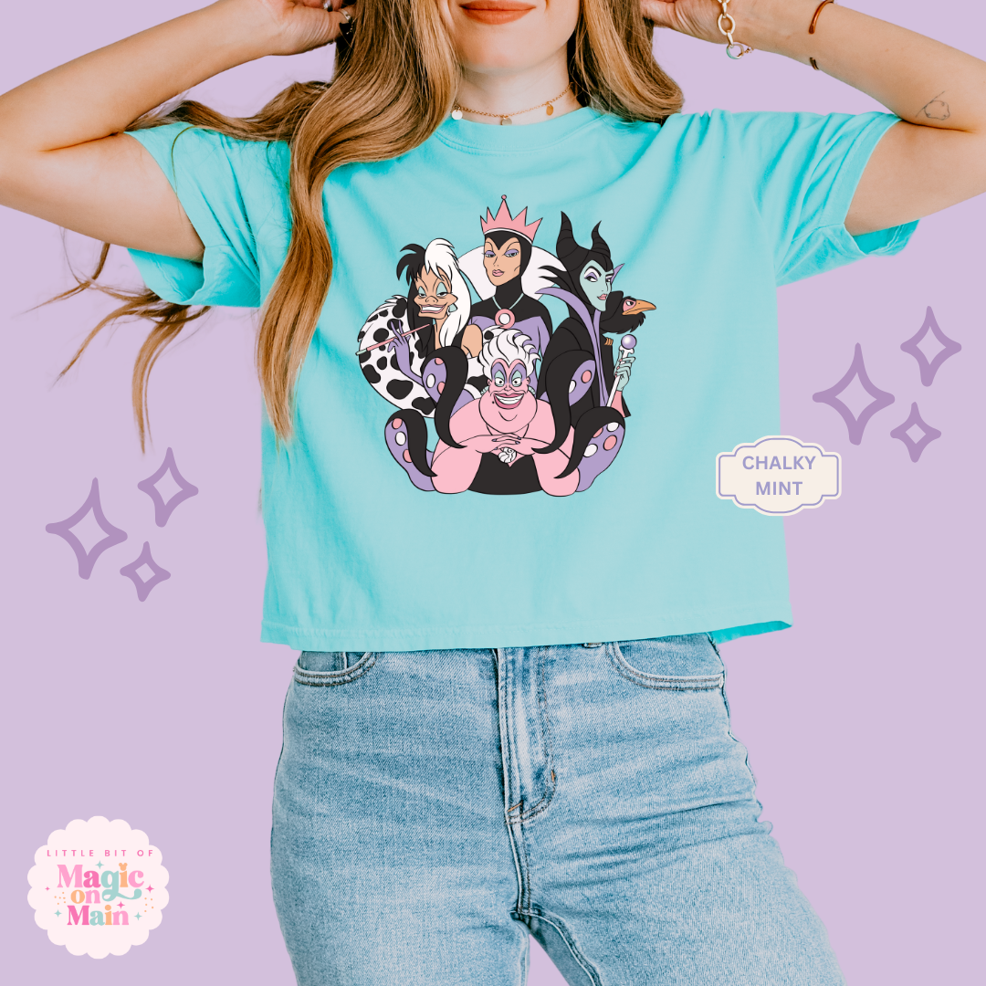 PRINTED VILLAINS - WOMENS BOXY T-SHIRT