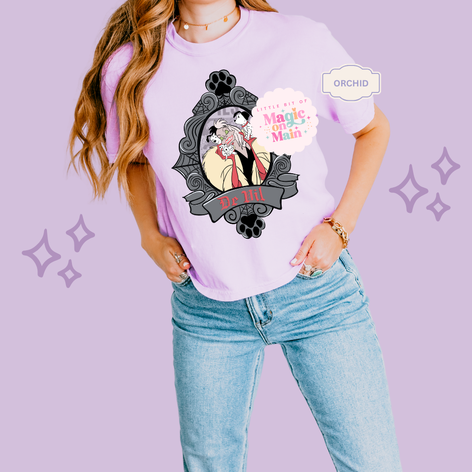 PRINTED DE VIL- EXCLUSIVE TO MoM - WOMENS BOXY T-SHIRT