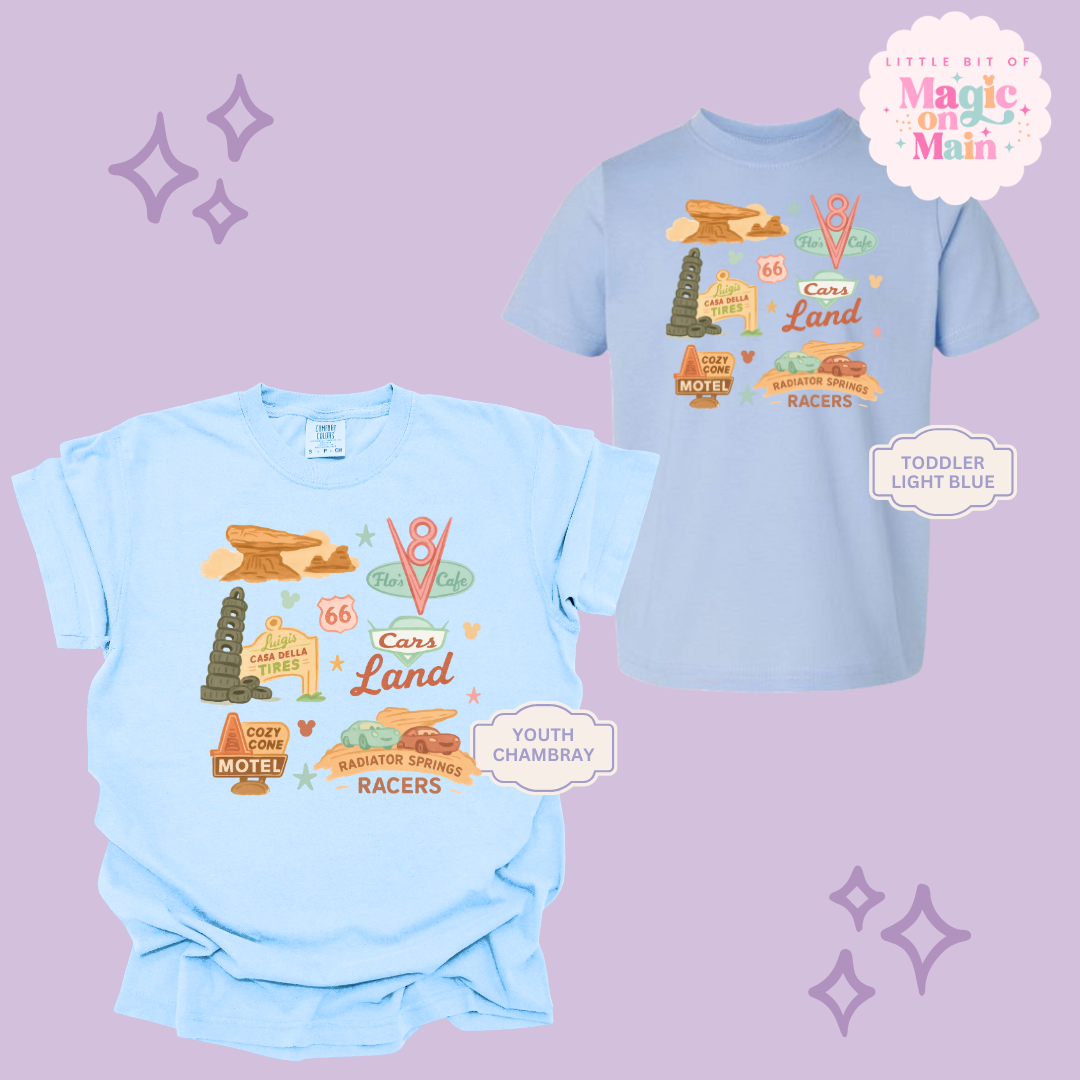 PRINTED CARS ELEMENTS - YOUTH/TODDLER