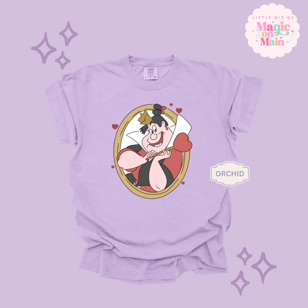 PRINTED QUEEN OF HEARTS - EXCLUSIVE TO MoM - ADULT T-SHIRT