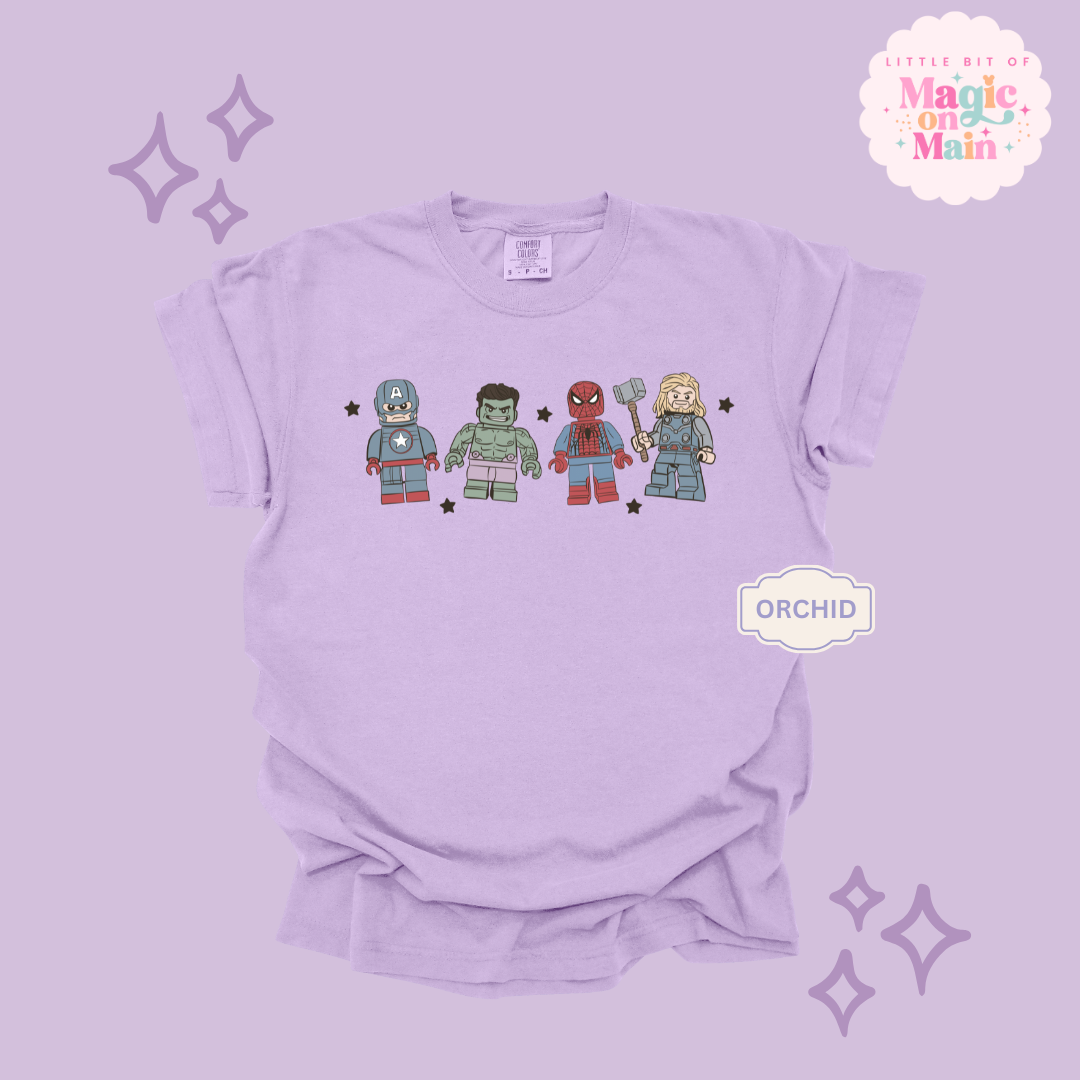 PRINTED HEROES - ADULT T-SHIRT