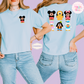 STUFFED CHARACTERS FRONT AND BACK PRINT - MICKEY - WOMENS BOXY T-SHIRT