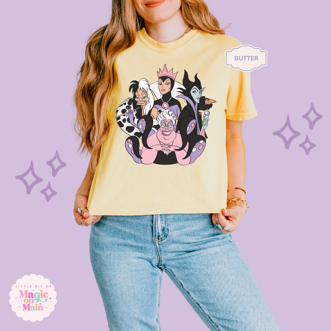 PRINTED VILLAINS - WOMENS BOXY T-SHIRT