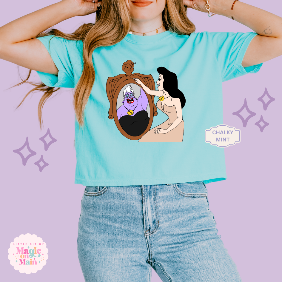 PRINTED VANESSA MIRROR NO SPARKLE - WOMENS BOXY T-SHIRT