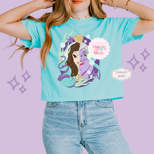 PRINTED VANESSA SEA WITCH - EXCLUSIVE TO MoM - WOMENS BOXY T-SHIRT