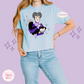 PRINTED TREMAINE WITH SPARKLE  - WOMENS BOXY T-SHIRT