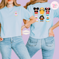 STUFFED CHARACTERS FRONT AND BACK PRINT - DAISY - WOMENS BOXY T-SHIRT