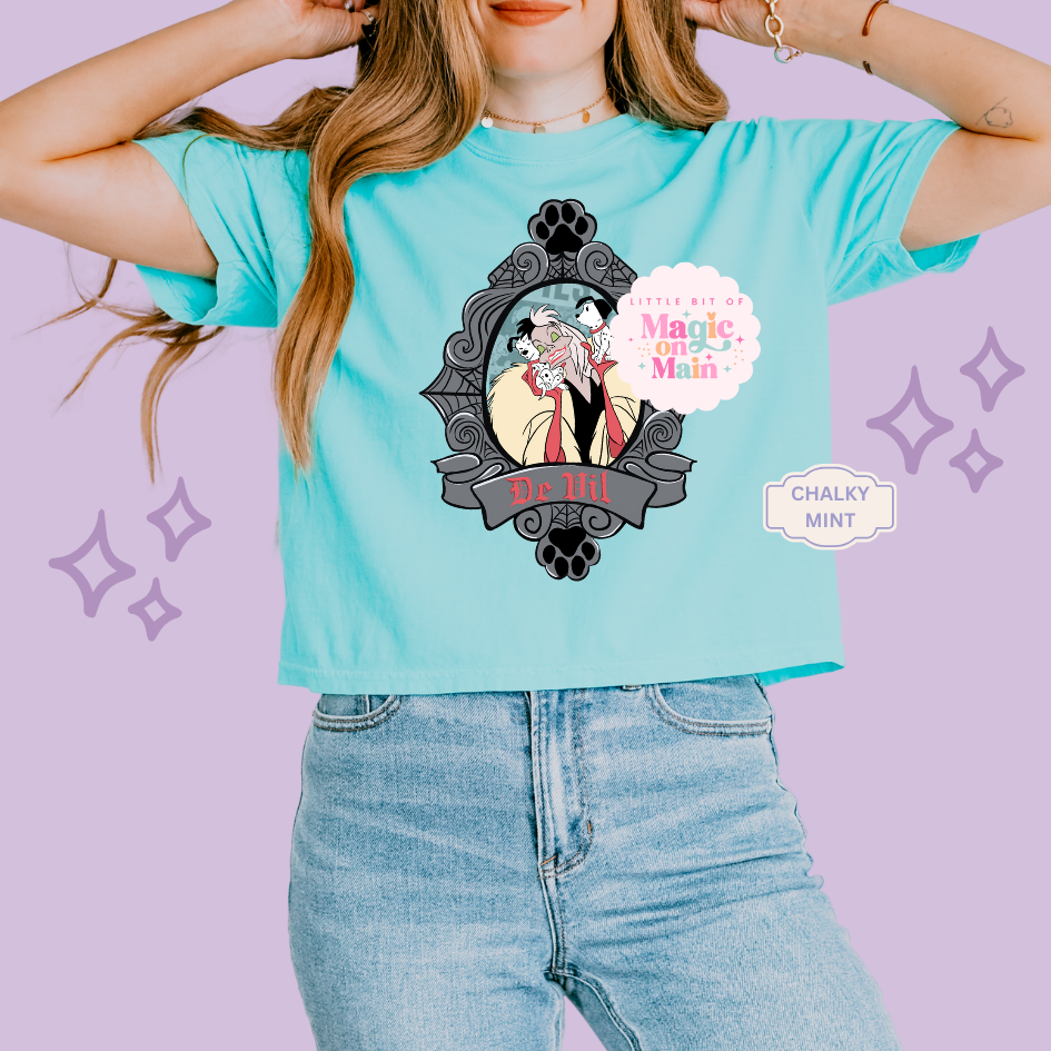 PRINTED DE VIL- EXCLUSIVE TO MoM - WOMENS BOXY T-SHIRT