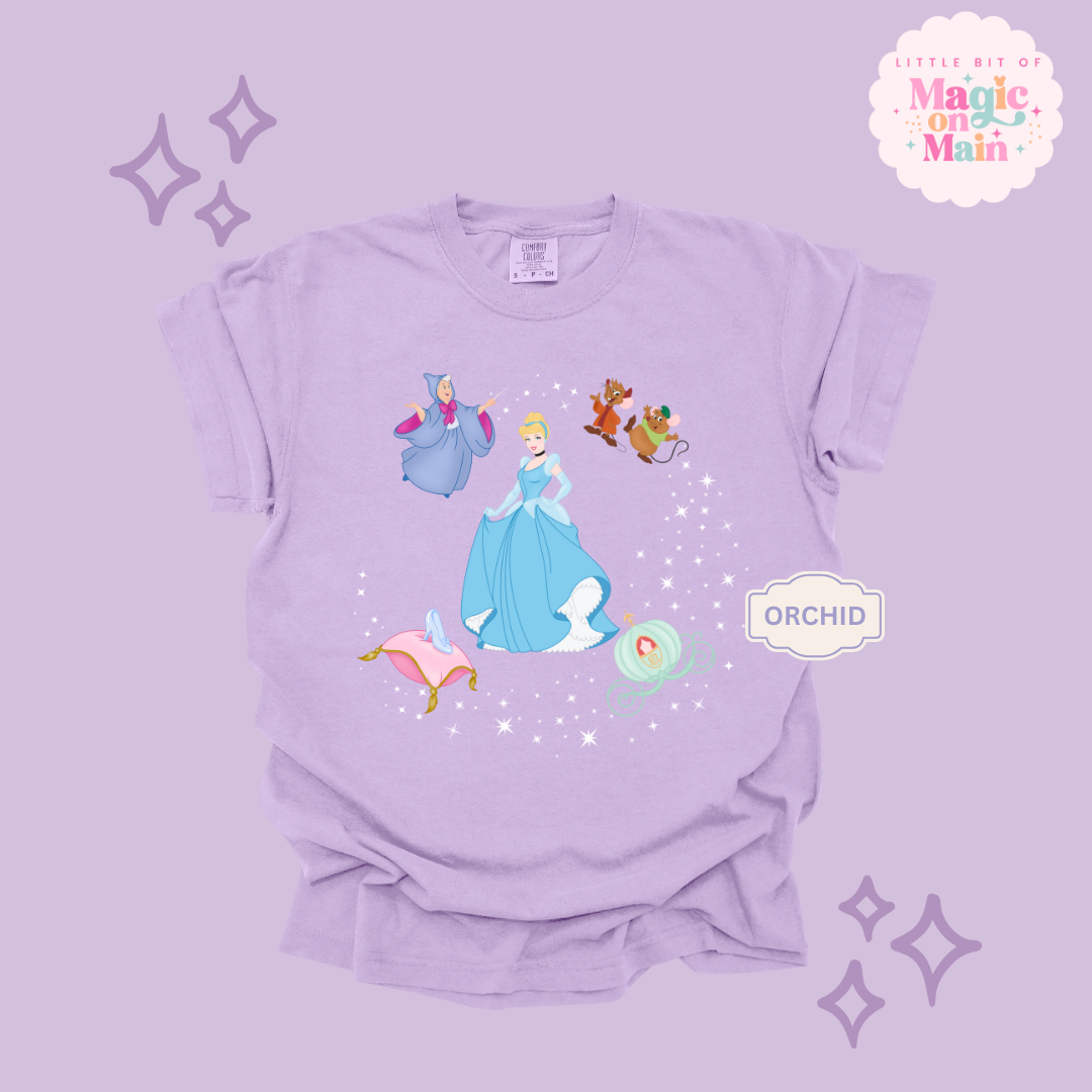 PRINTED CINDERELLA - ADULT T-SHIRT