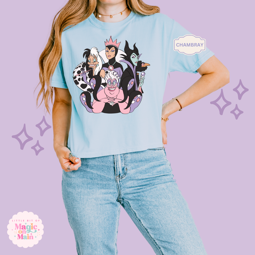 PRINTED VILLAINS - WOMENS BOXY T-SHIRT