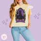 PRINTED QUEEN OF MOORS - WOMENS BOXY T-SHIRT