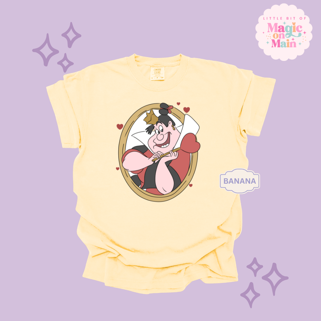 PRINTED QUEEN OF HEARTS - EXCLUSIVE TO MoM - ADULT T-SHIRT