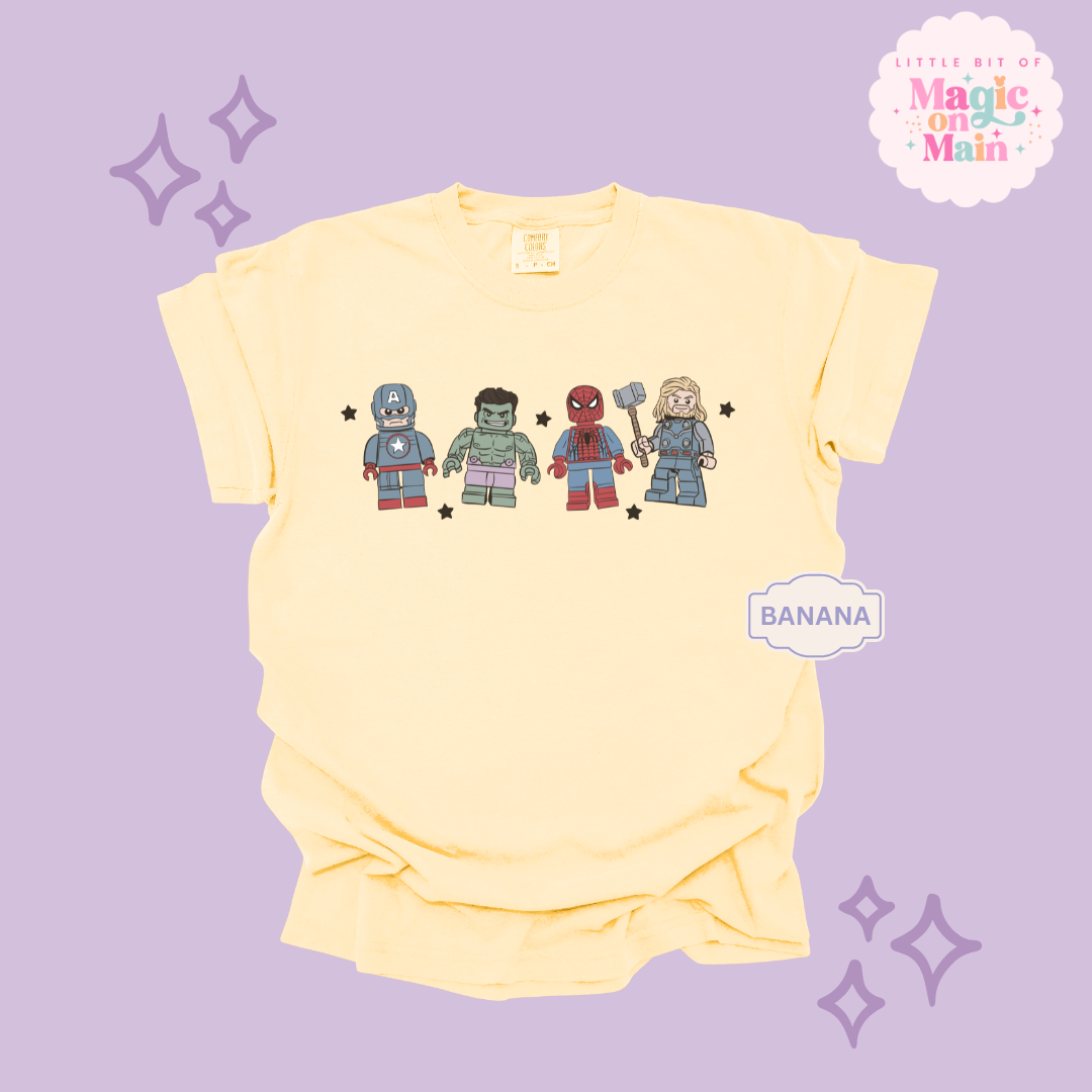 PRINTED HEROES - ADULT T-SHIRT