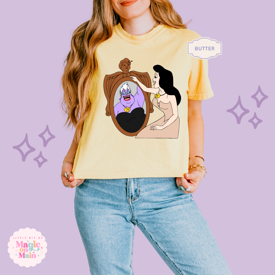 PRINTED VANESSA MIRROR NO SPARKLE - WOMENS BOXY T-SHIRT