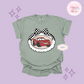 PRINTED RED CAR COQUETTE - ADULT T-SHIRT