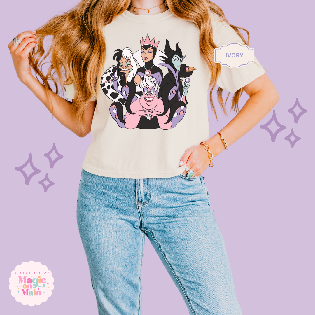PRINTED VILLAINS - WOMENS BOXY T-SHIRT