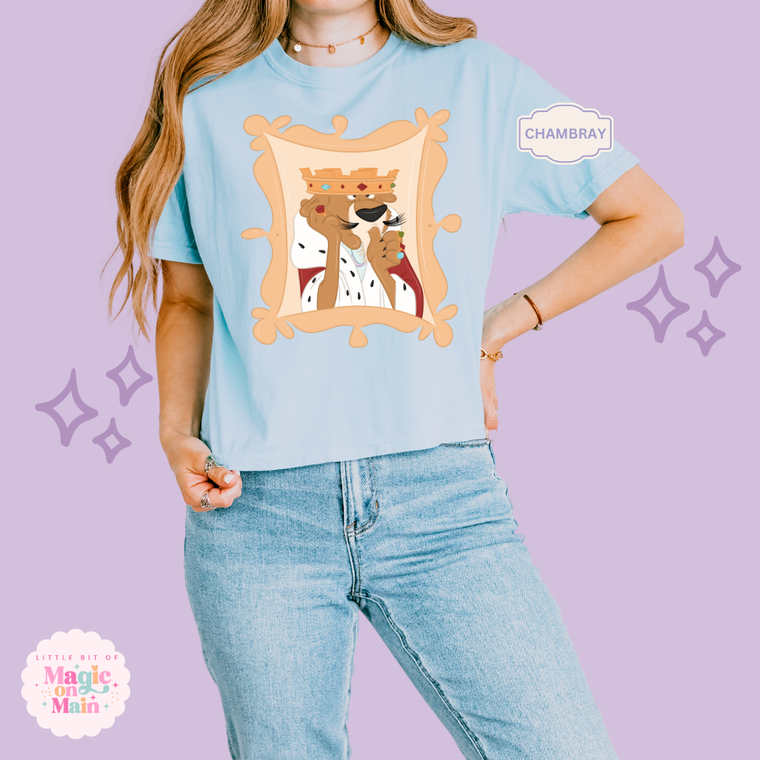 PRINTED PRINCE JOHN - WOMENS BOXY T-SHIRT