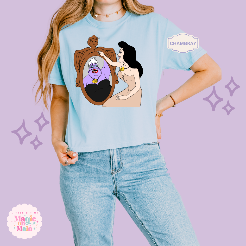 PRINTED VANESSA MIRROR NO SPARKLE - WOMENS BOXY T-SHIRT