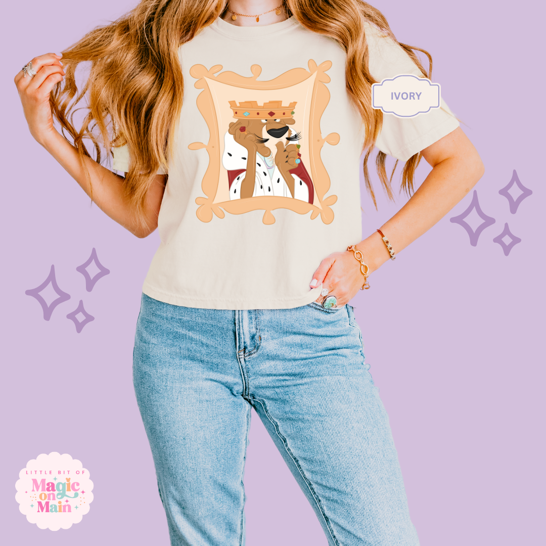 PRINTED PRINCE JOHN - WOMENS BOXY T-SHIRT