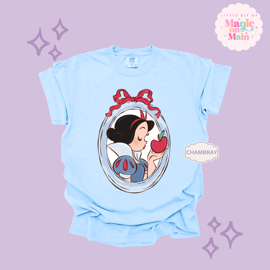 PRINTED NEW SNOW WHITE - ADULT T-SHIRT