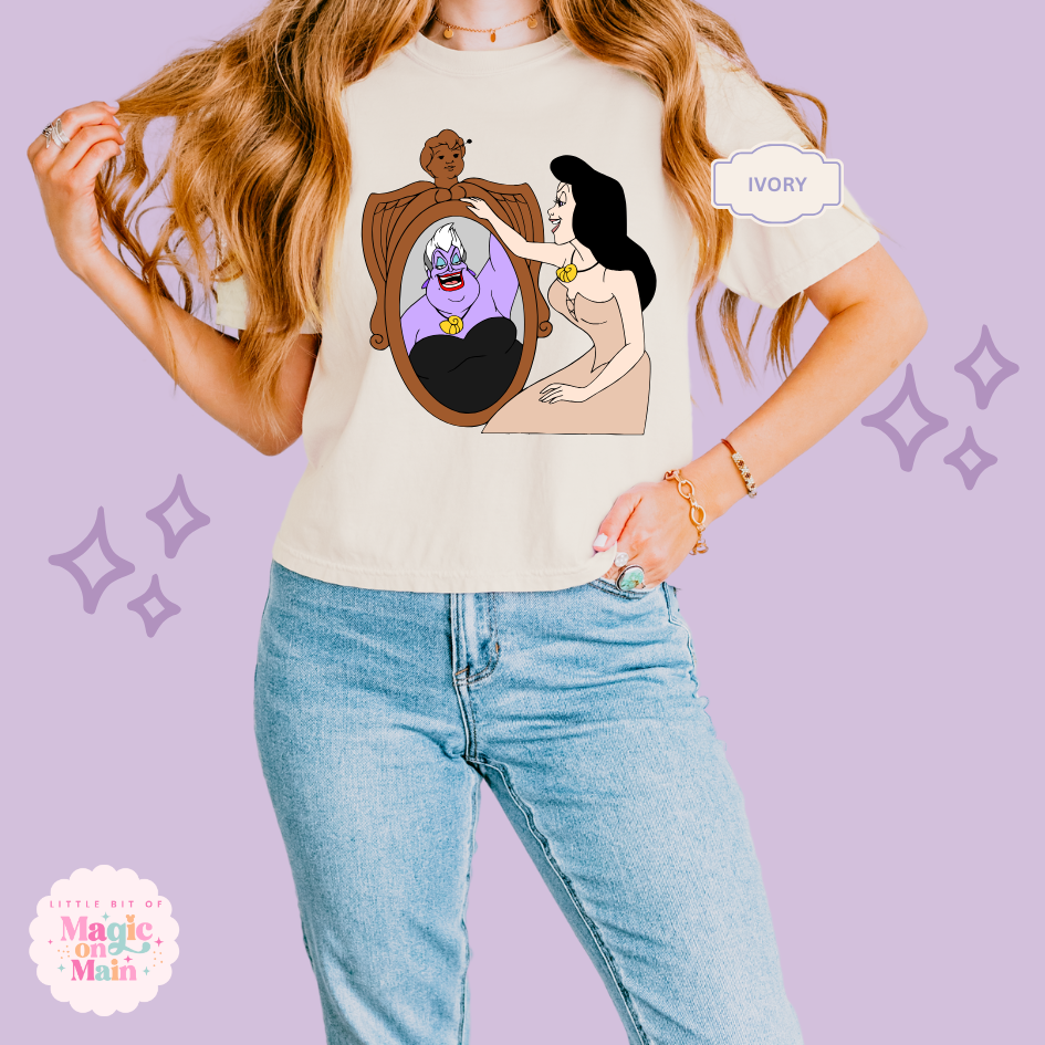 PRINTED VANESSA MIRROR NO SPARKLE - WOMENS BOXY T-SHIRT