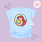 PRINTED MERMAID ROUND LOCKET - ADULT T-SHIRT