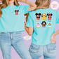 STUFFED CHARACTERS FRONT AND BACK PRINT - MINNIE - WOMENS BOXY T-SHIRT