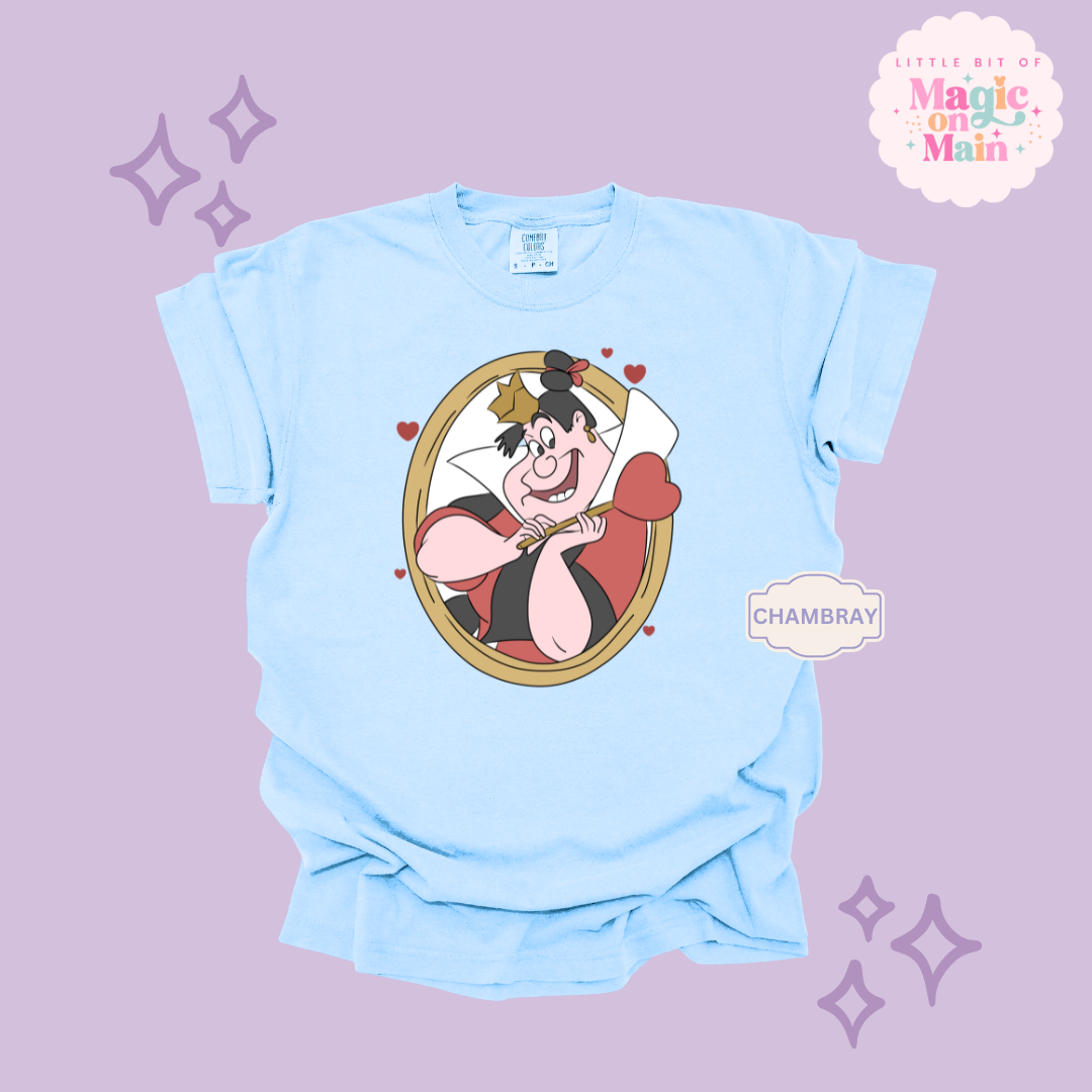 PRINTED QUEEN OF HEARTS - EXCLUSIVE TO MoM - ADULT T-SHIRT