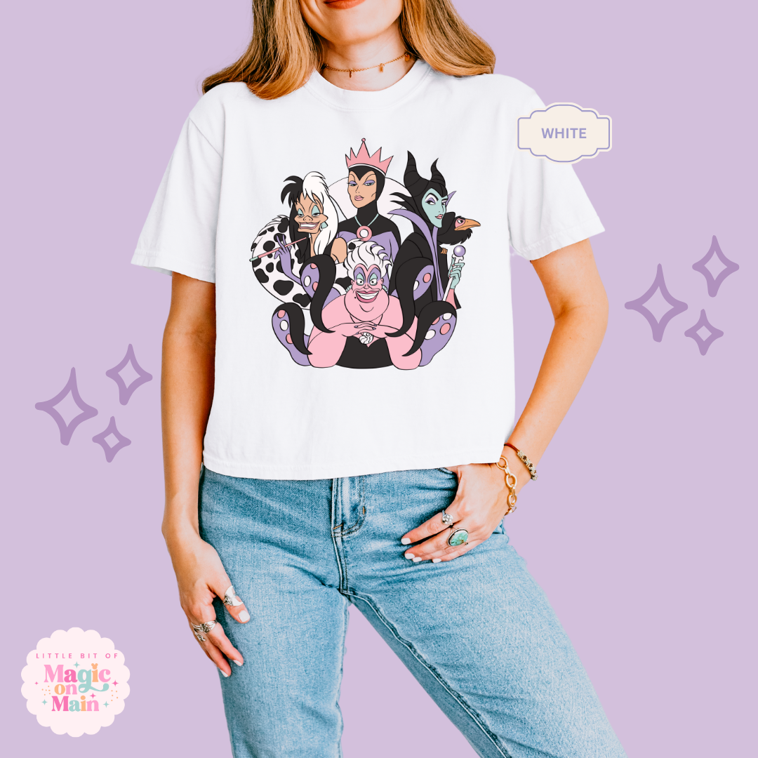 PRINTED VILLAINS - WOMENS BOXY T-SHIRT