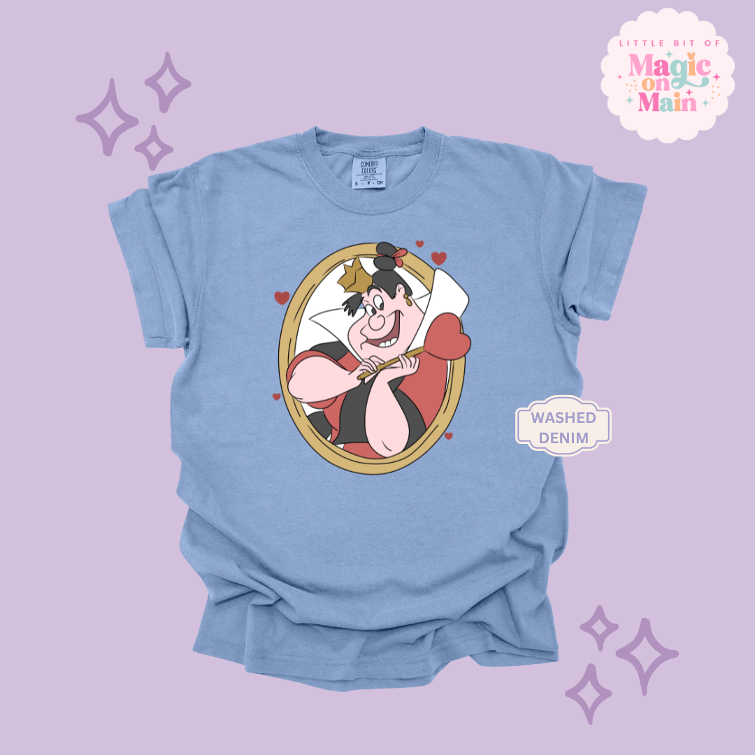PRINTED QUEEN OF HEARTS - EXCLUSIVE TO MoM - ADULT T-SHIRT