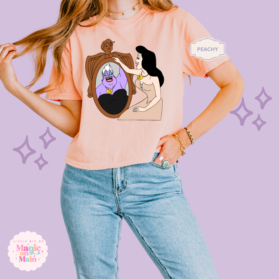 PRINTED VANESSA MIRROR NO SPARKLE - WOMENS BOXY T-SHIRT