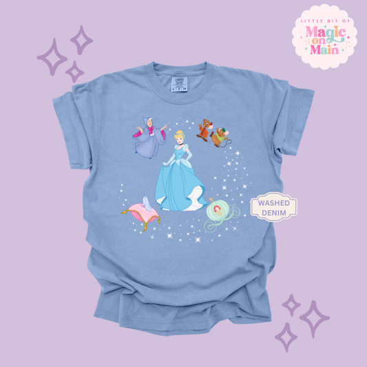 PRINTED CINDERELLA - EXCLUSIVE TO MoM - ADULT T-SHIRT