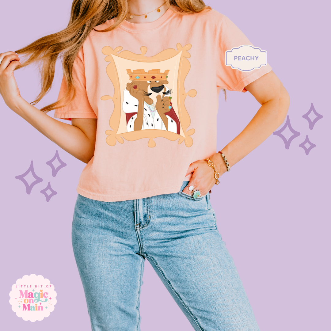 PRINTED PRINCE JOHN - WOMENS BOXY T-SHIRT