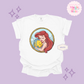 PRINTED MERMAID ROUND LOCKET - ADULT T-SHIRT