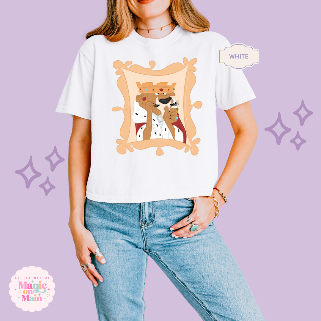 PRINTED PRINCE JOHN - WOMENS BOXY T-SHIRT