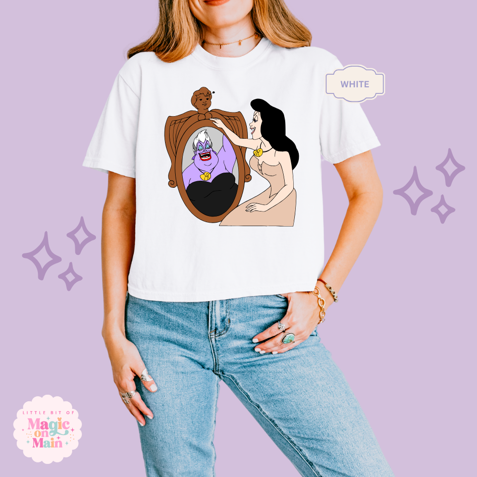 PRINTED VANESSA MIRROR NO SPARKLE - WOMENS BOXY T-SHIRT