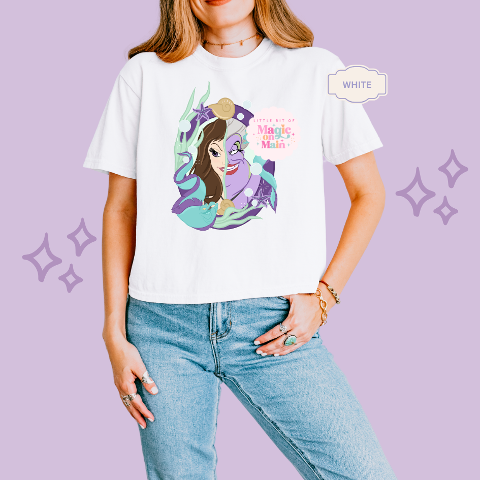 PRINTED VANESSA SEA WITCH - EXCLUSIVE TO MoM - WOMENS BOXY T-SHIRT