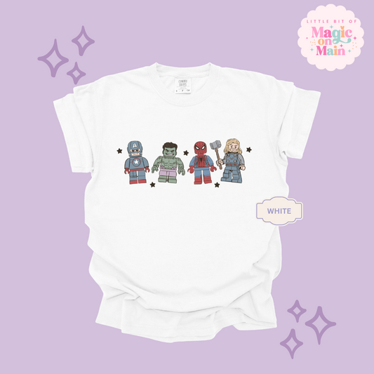 PRINTED HEROES - ADULT T-SHIRT