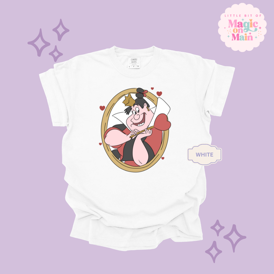 PRINTED QUEEN OF HEARTS - EXCLUSIVE TO MoM - ADULT T-SHIRT
