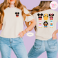 STUFFED CHARACTERS FRONT AND BACK PRINT - MICKEY - WOMENS BOXY T-SHIRT